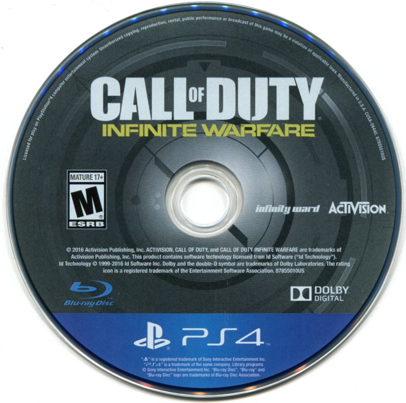 Call Of Duty: Infinite Warfare Cover Or Packaging Material - MobyGames