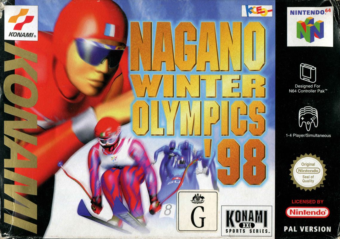 Front Cover for Nagano Winter Olympics '98 (Nintendo 64)