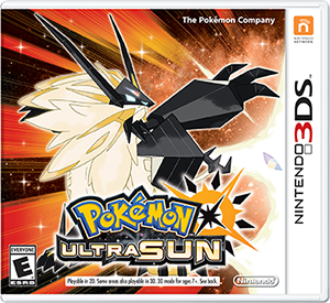 Front Cover for Pokémon Ultra Sun (Nintendo 3DS) (download release)