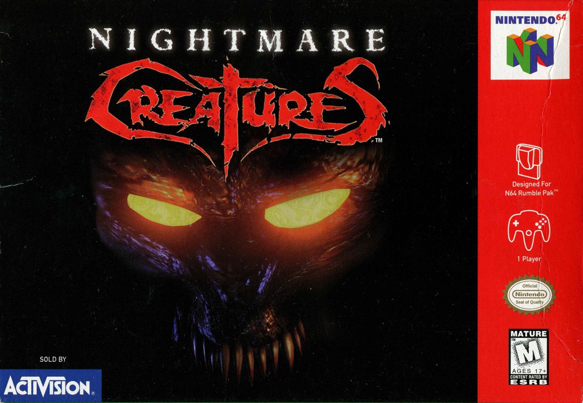 Nightmares nintendo. PLAYSTATION 1 игра Nightmare creatures 2. Обложки ps1 Nightmare creatures 1 - 2.