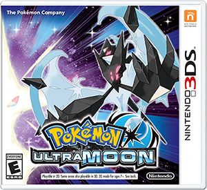 Front Cover for Pokémon Ultra Moon (Nintendo 3DS) (download release)