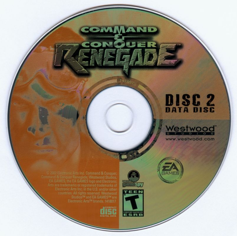 Media for Command & Conquer: Renegade (Windows) (Pre-ordered directly from Westwood Studios release): Disc 2
