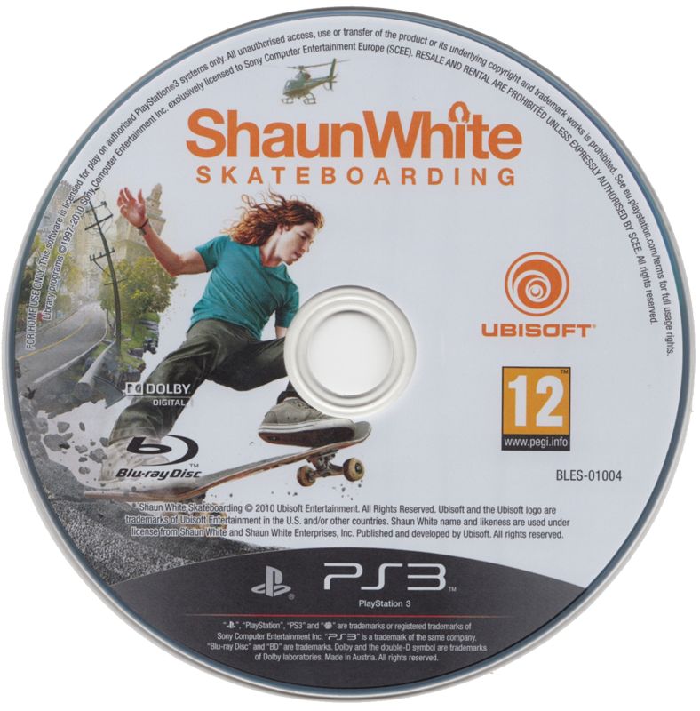 Shaun White Skateboarding - PlayStation 3 