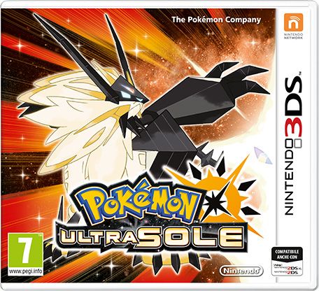 Front Cover for Pokémon Ultra Sun (Nintendo 3DS) (download release)