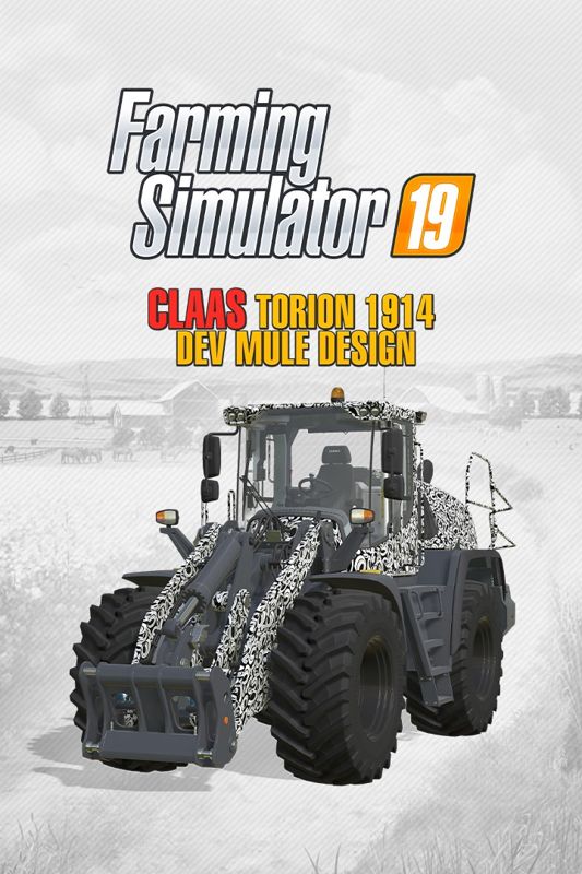 Front Cover for Farming Simulator 19: Claas Torion 1914 Dev Mule Design (Xbox One) (download release)