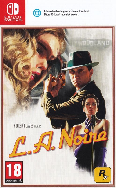 Front Cover for L.A. Noire: The Complete Edition (Nintendo Switch)