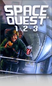 Front Cover for Space Quest 1+2+3 (Windows) (GOG.com release): 1st version