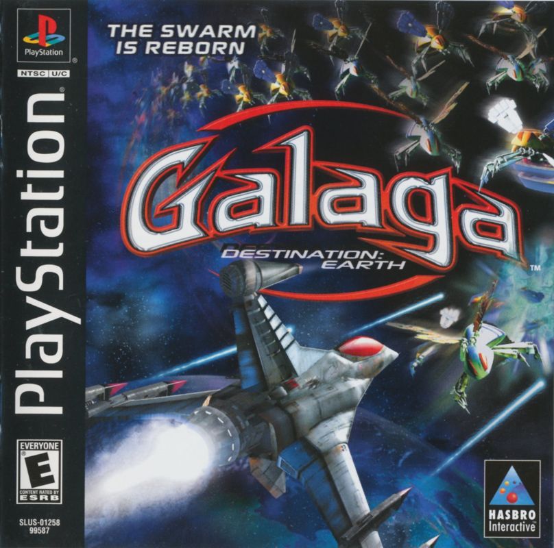 Front Cover for Galaga: Destination Earth (PlayStation)