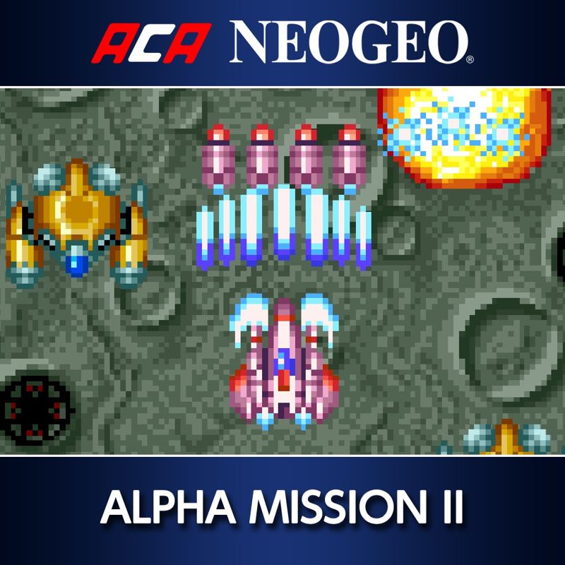 Front Cover for Alpha Mission II (PlayStation 4) (download release)