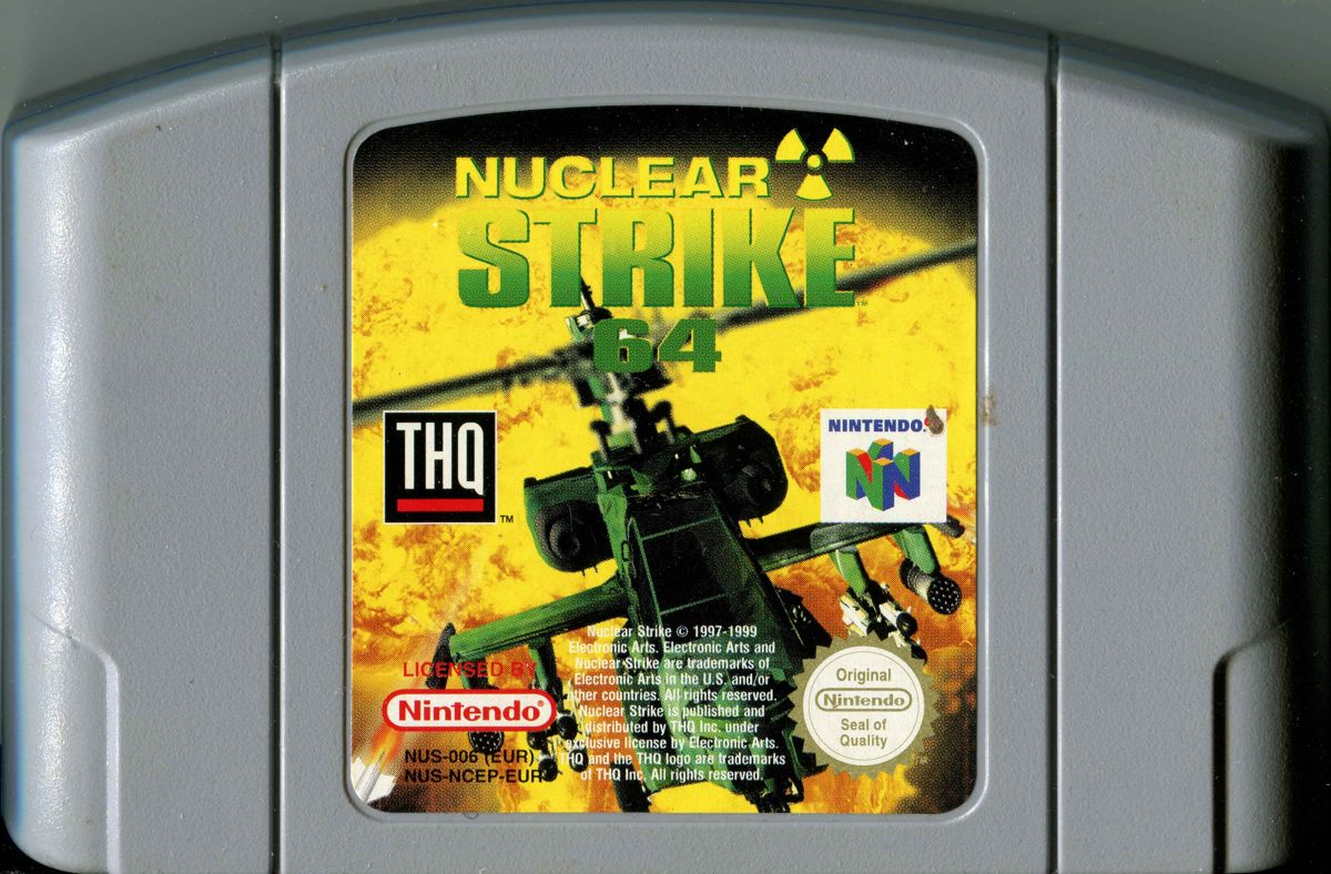 Media for Nuclear Strike (Nintendo 64): Front