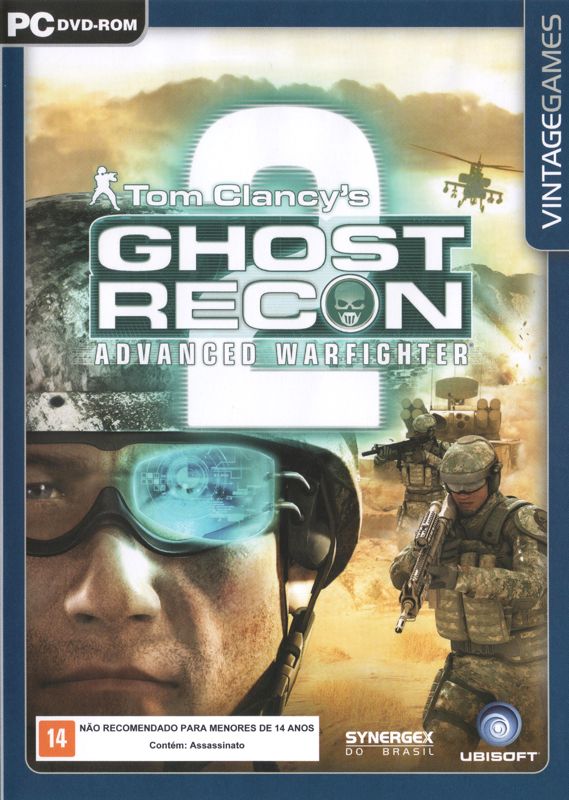 Front Cover for Tom Clancy's Ghost Recon: Advanced Warfighter 2 (Windows) (Vintage Games release)
