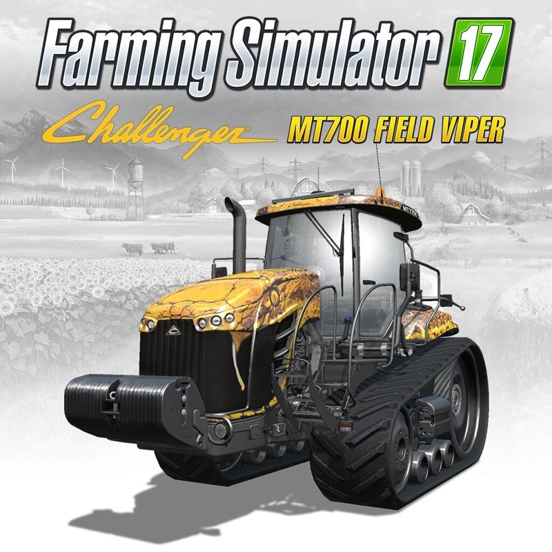 Front Cover for Farming Simulator 17: Challenger MT700 Field Viper (PlayStation 4) (download release)