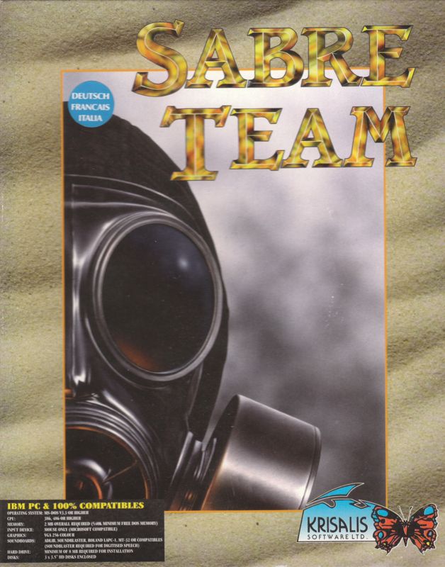 Front Cover for Sabre Team (DOS)