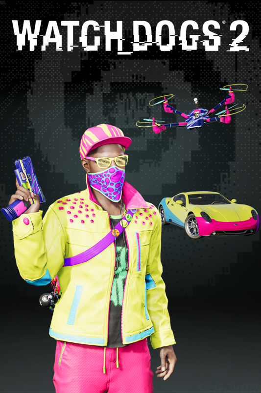 Front Cover for Watch_Dogs 2: Glow_Pro Pack (Xbox One) (download release)