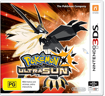 Front Cover for Pokémon Ultra Sun (Nintendo 3DS) (download release)