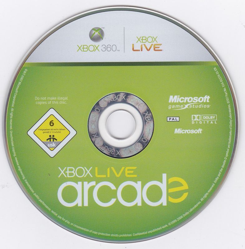 Media for Xbox Live Arcade Compilation Disc (Xbox 360)