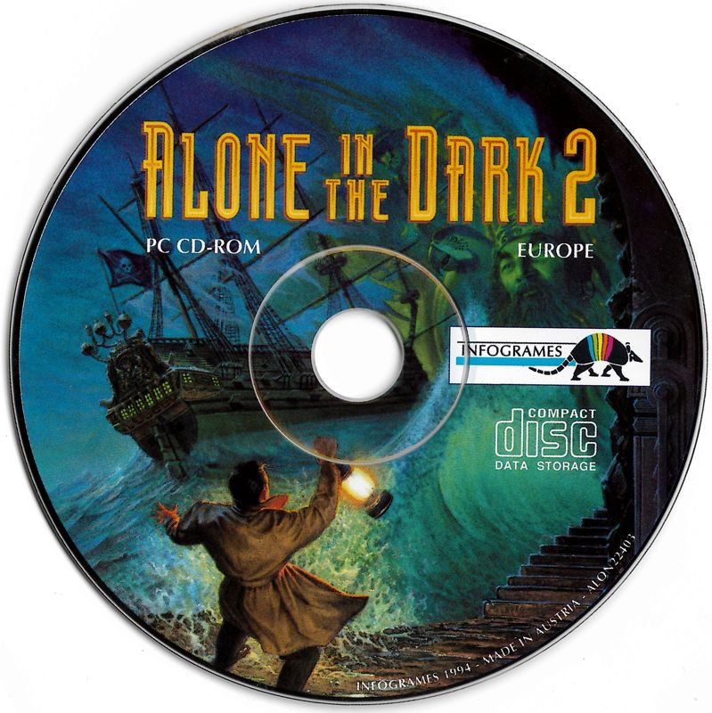 Media for Alone in the Dark 2 (DOS) (CD version)