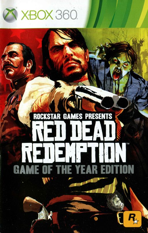 Manual for Red Dead Redemption: Game of the Year Edition (Xbox 360): Front