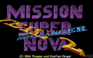 Front Cover for Mission Supernova (DOS) (Online freeware release): Second episode