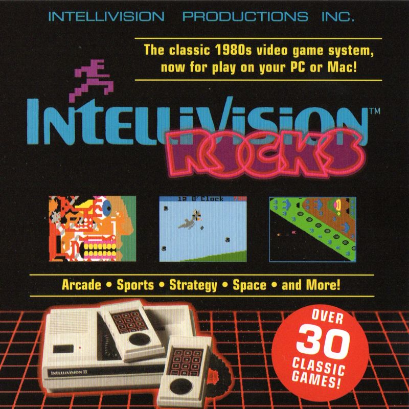 Front Cover for Intellivision Rocks (Macintosh and Windows)