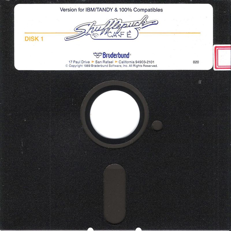 Media for Shufflepuck Cafe (DOS) (Dual Media Release): 5.25" Disk (1/2)