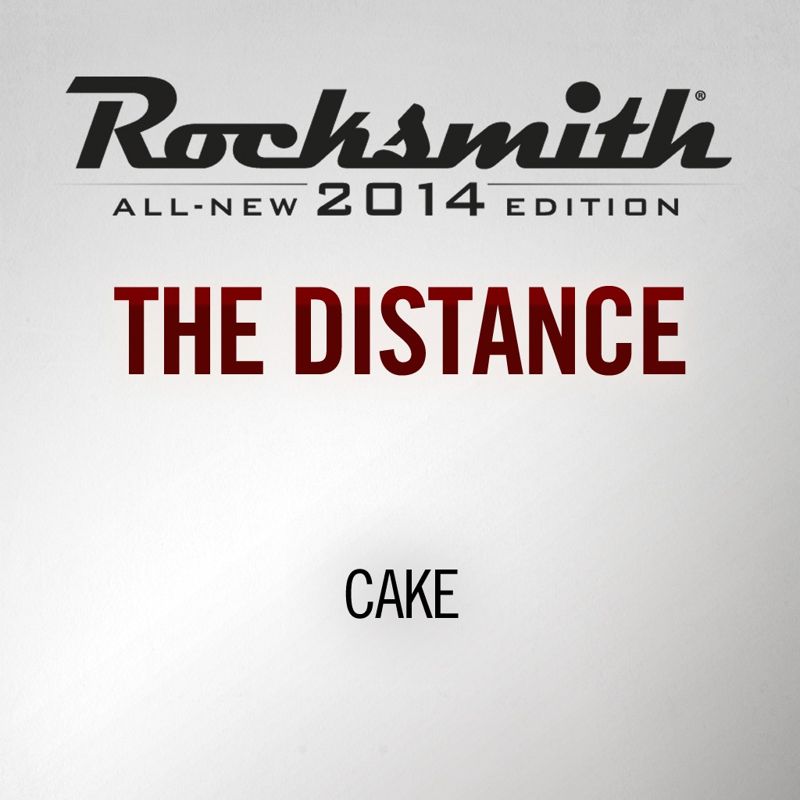 Front Cover for Rocksmith: All-new 2014 Edition - Cake: The Distance (PlayStation 3 and PlayStation 4) (download release)