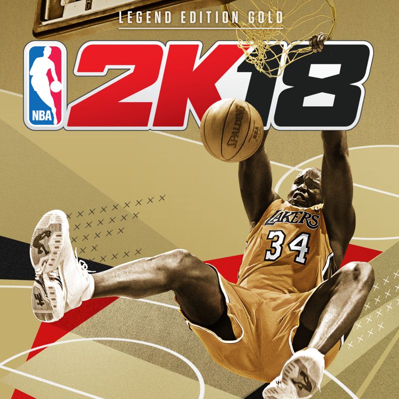 Front Cover for NBA 2K18 (Legend Edition Gold) (PlayStation 4) (download release)