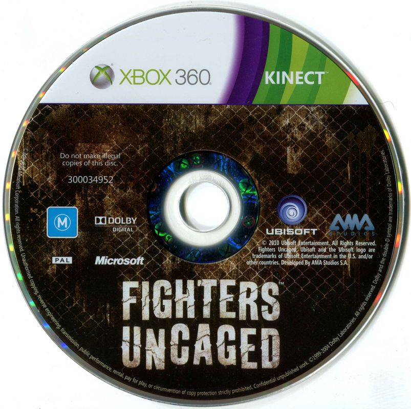 Media for Fighters Uncaged (Xbox 360)