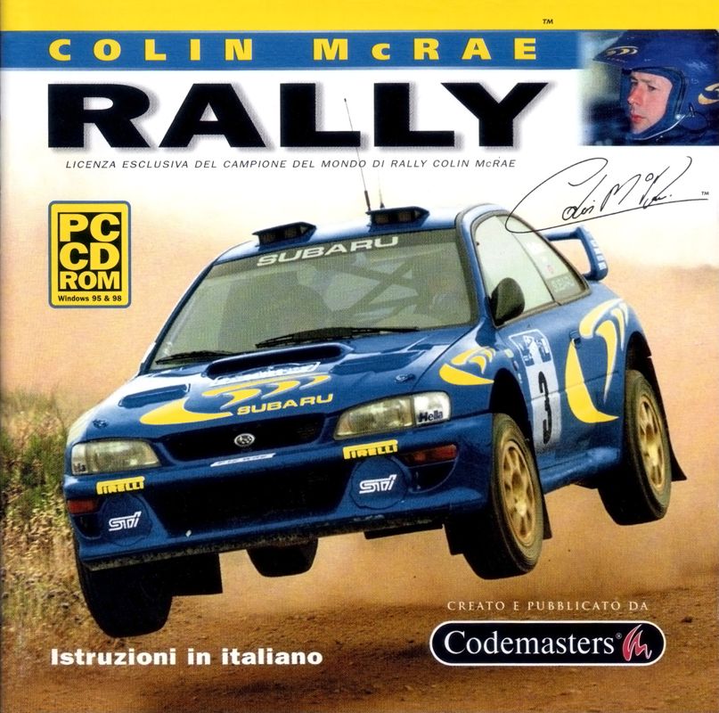 Manual for Colin McRae Rally (Windows): Front (Jewel case front)