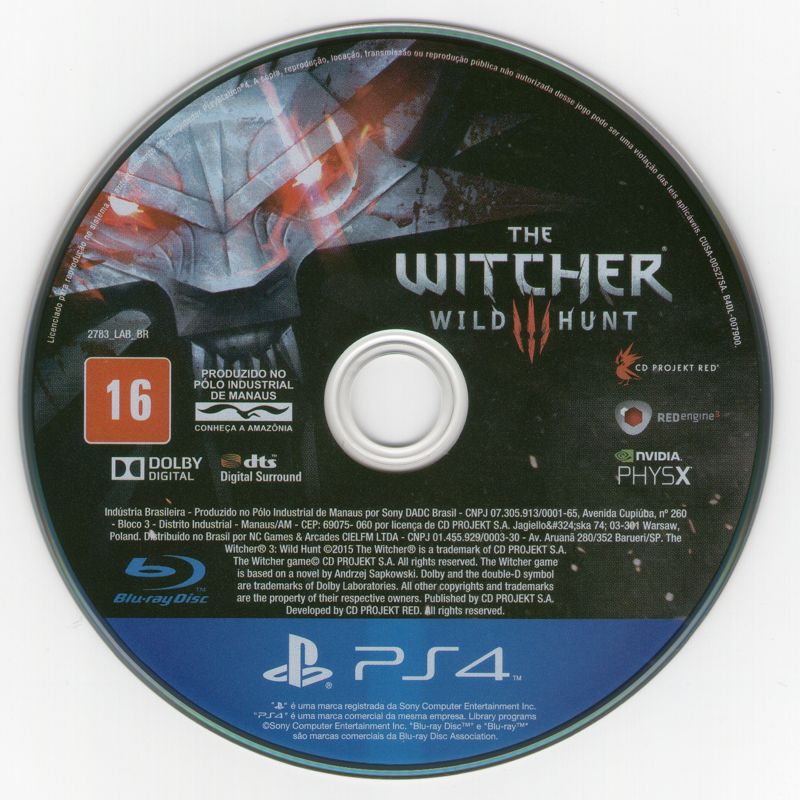 The Witcher 3 Wild Hunt Cover Or Packaging Material Mobygames 0294