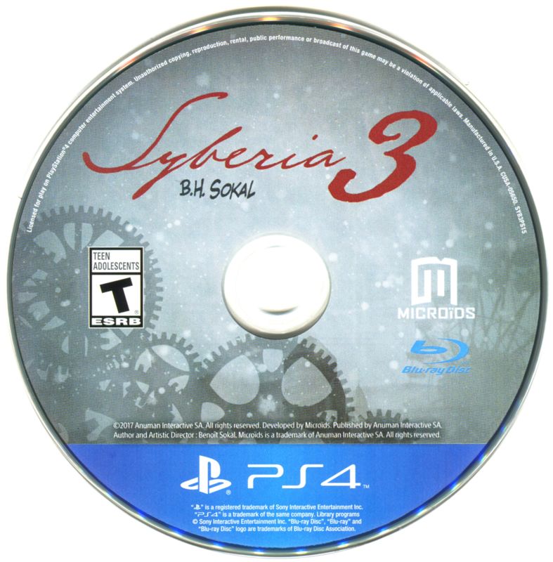 Media for Syberia 3 (PlayStation 4)