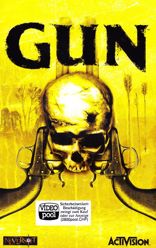 Manual for Gun (PlayStation 2): Front