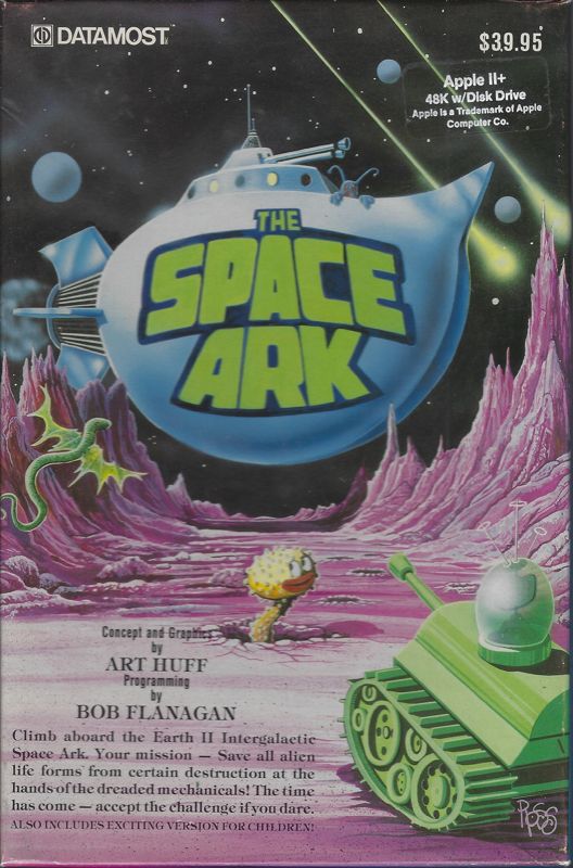 Front Cover for The Space Ark (Apple II)