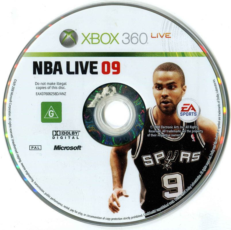 Media for NBA Live 09 (Xbox 360)