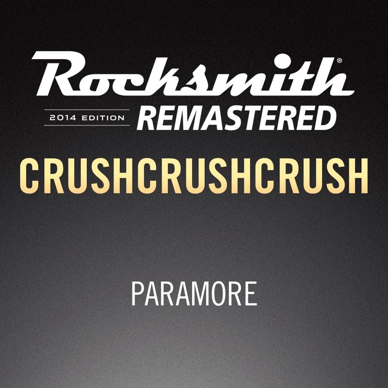 Front Cover for Rocksmith: All-new 2014 Edition - Paramore: Crushcrushcrush (PlayStation 3 and PlayStation 4) (download release)
