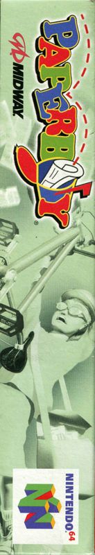 Spine/Sides for Paperboy (Nintendo 64): Bottom