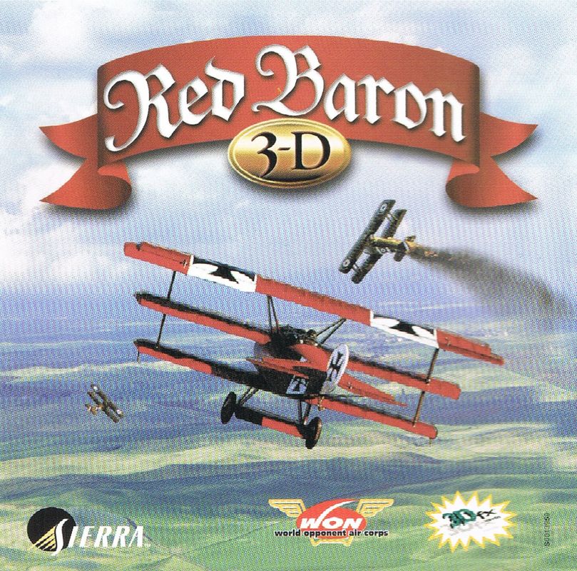 Other for Red Baron 3-D (Windows) (re-release): Jewel Case - Front