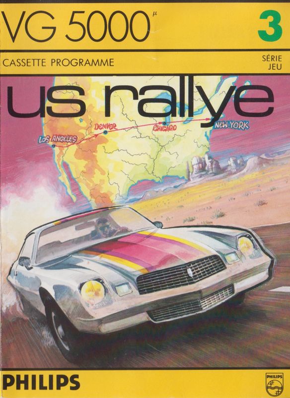 Front Cover for Trans American Rally (Philips VG 5000) (S.A. PHILIPS Industrielle et Commerciale release (#3))
