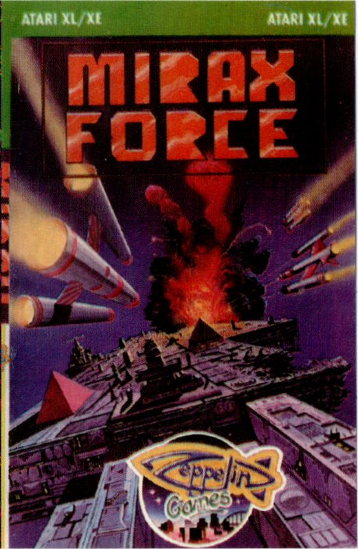 Front Cover for Mirax Force (Atari 8-bit)