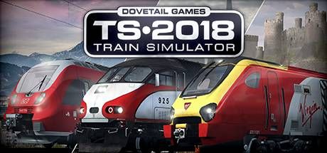 Front Cover for Train Simulator (Windows) (Steam release): Cover art after renaming the game to TS 2018 Train Simulator