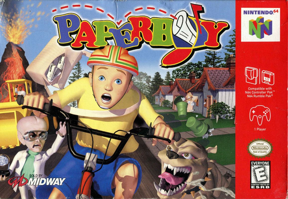 Paperboy box covers MobyGames