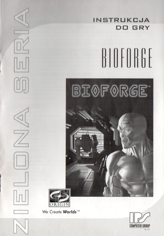 Manual for BioForge (DOS) (Zielona Seria release): Front