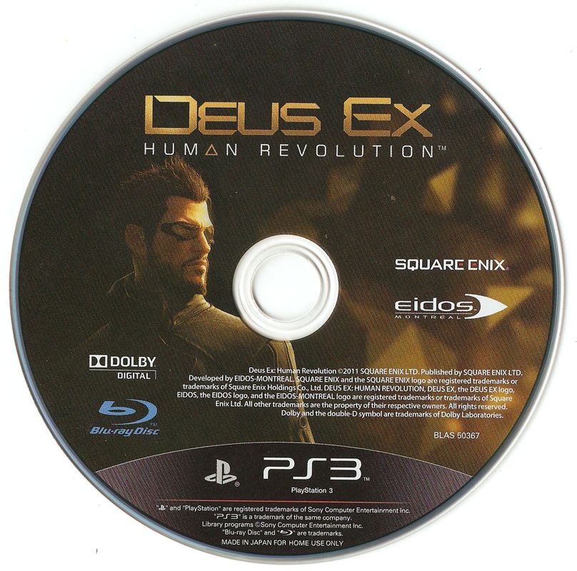 Media for Deus Ex: Human Revolution (PlayStation 3)