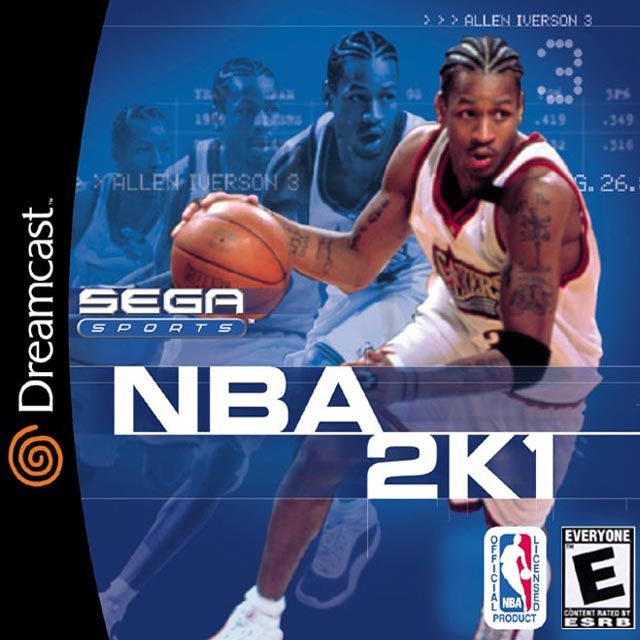 Front Cover for NBA 2K1 (Dreamcast)