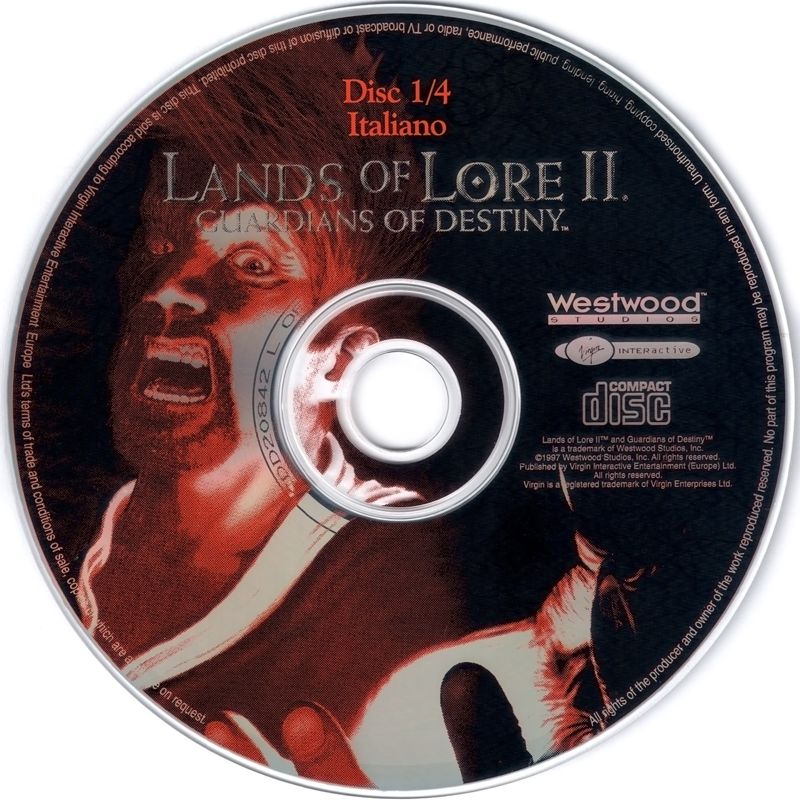 Media for Lands of Lore: Guardians of Destiny (DOS and Windows): Disc 1