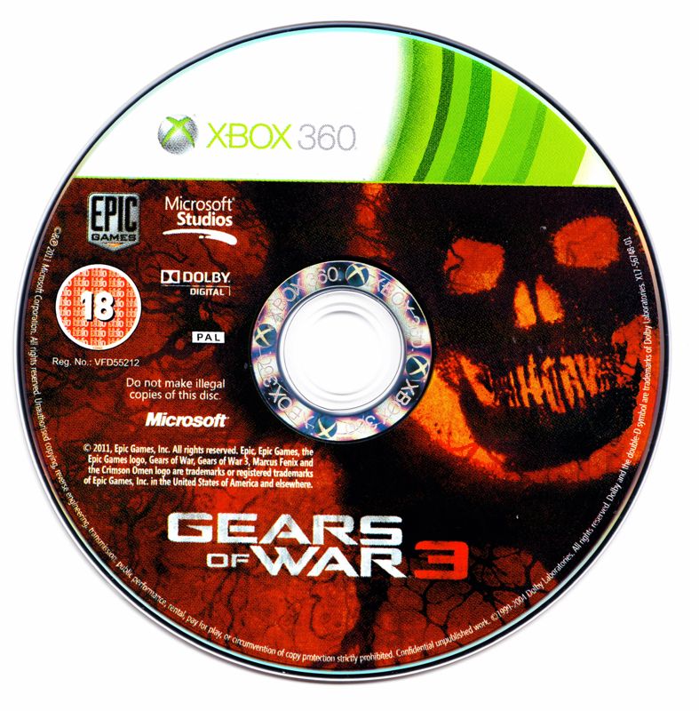 Media for Gears of War 3 (Xbox 360)