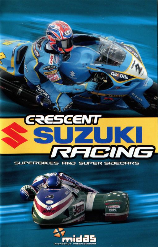 Manual for Crescent Suzuki Racing (PlayStation 2): Front