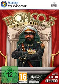 Front Cover for Tropico 3: Gold Edition (Windows) (Gamesload release)