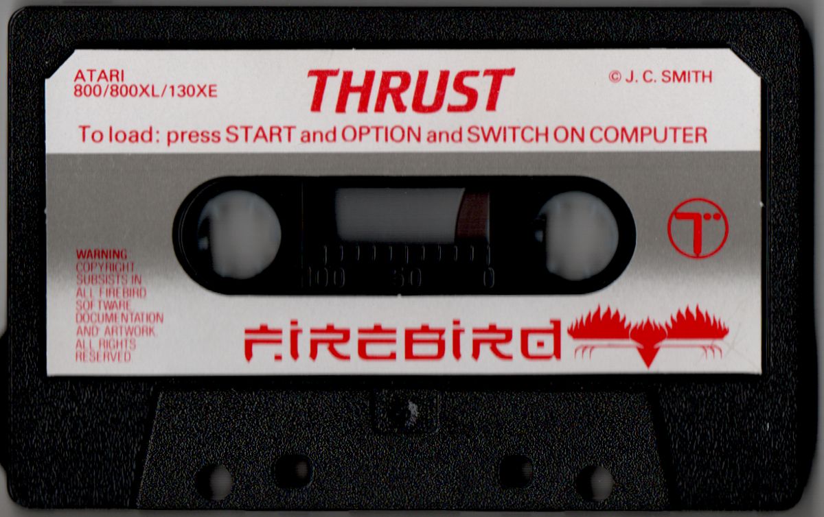 Media for Thrust (Atari 8-bit)
