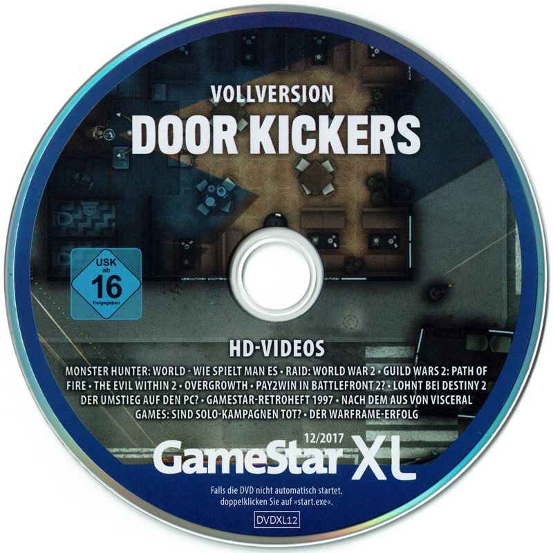 Media for Door Kickers (Windows) (GameStar XL 12/2017 covermount)